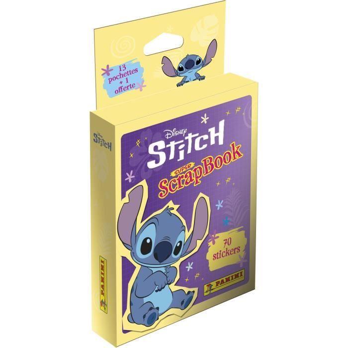 Blister De 13 Pochettes + 1 Offerte - PANINI - STITCH 2 - MON SUPER SCRAPBOOK - 70 Stickers