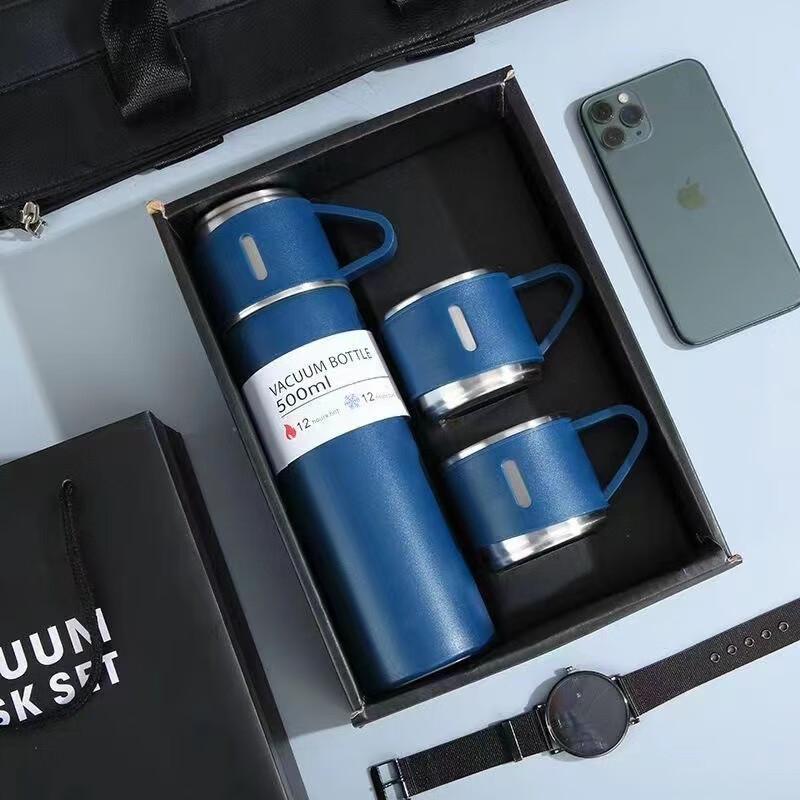 MRSIKEY 304 Stainless Steel Insulated Mug Gift Set