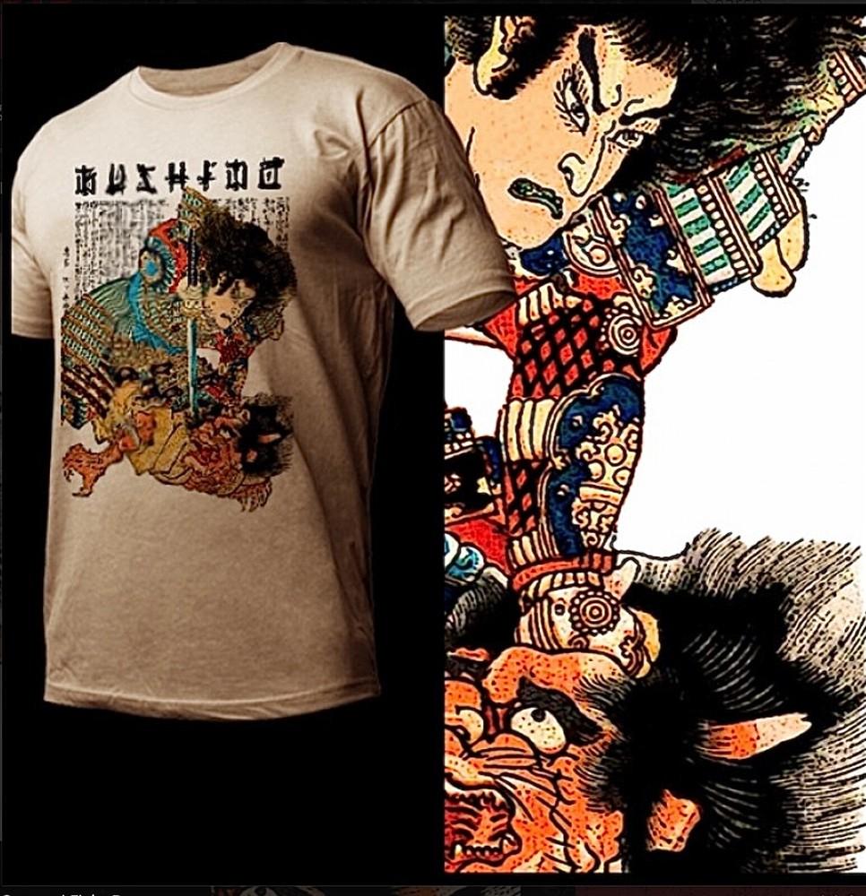 Самурай ретро Ронин кодекс бусидо воин Японский демон Они воин Футболка Унисекс S