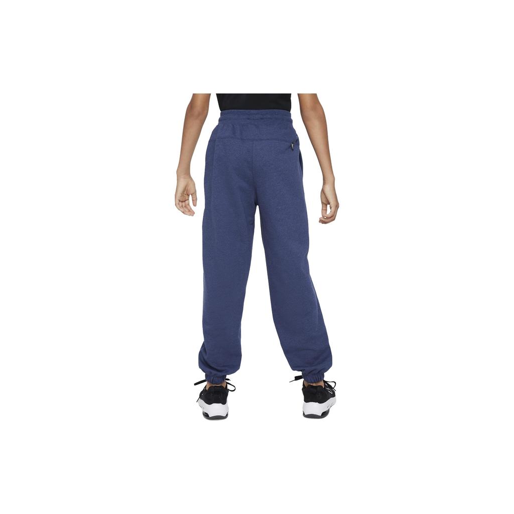 Nike Dri-FIT Athletics Solid Drawstring Knit Joggers Kids Bottoms Navy-Blue FD5372-410