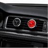 2PCS Luminous Analog Car Clocks for Dash Stick on,Mini Tiny Stick On Clock for Car Dashboard with Vent Clip,Self-Adhesive Dashboard Clock for Vent &
