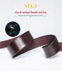 Men's Retro Cowhide Leather Belt with 3D Eagle Buckle - Fashionable and Stylish Trousers Accessory
