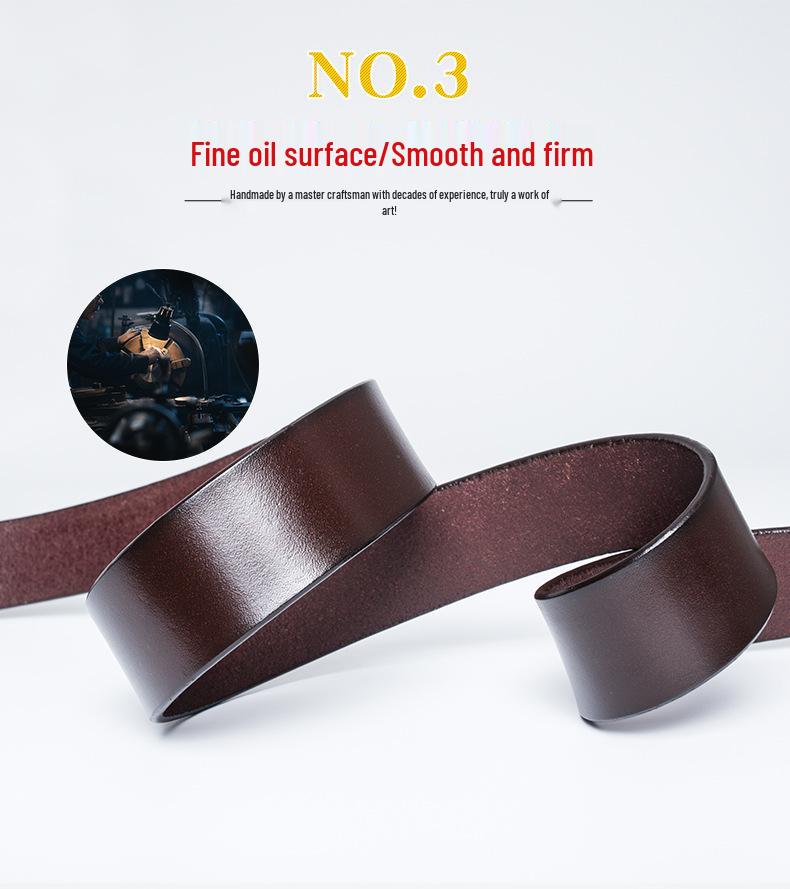 Men's Retro Cowhide Leather Belt with 3D Eagle Buckle - Fashionable and Stylish Trousers Accessory