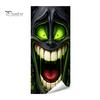 Large Vertical Decorative Stickers for Bins Halloween Wall Trash Can Decal Stickers, Spooky Skull Ghost Horror Creative Balcony Decals Outdoor Garbage
