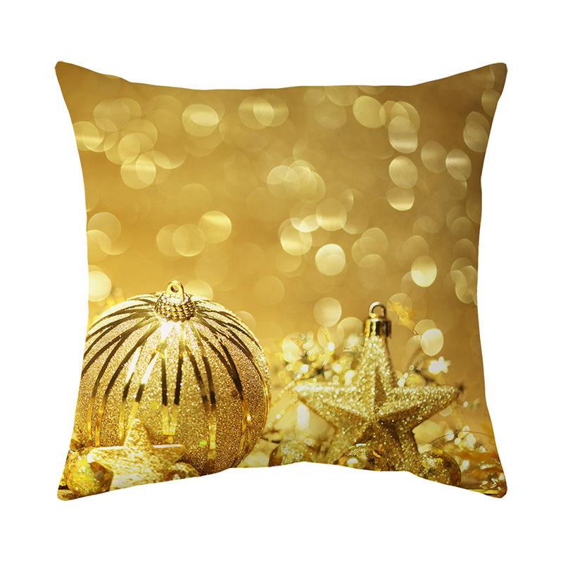 Cartoon Christmas Holiday Home Cute Pillow Cover Holiday Gift Nap Sofa Car Gift Pillow