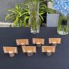 Set of 50 Premium Quality Thick Paper Seating Cards with Unique Leaf Design