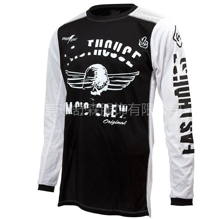 Offroad-Motorradanzug, langes Oberteil, Mountainbike Downhill-Anzug, Rennanzug, atmungsaktives und schnelltrocknendes Rundhals-Laufshirt Großhandel