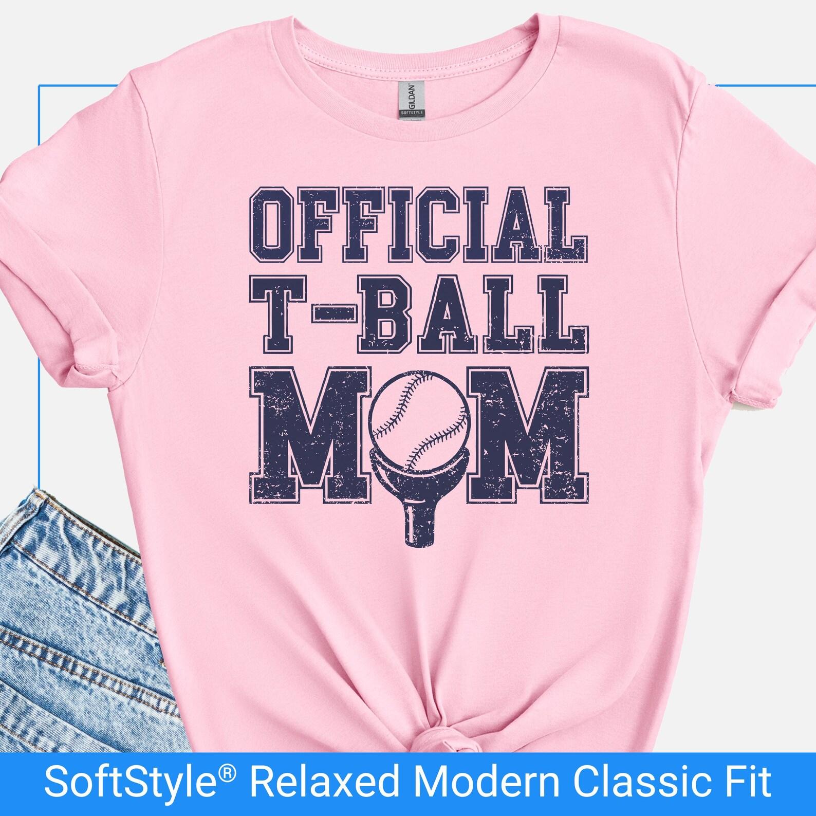 Official T-Ball Mom Shirt, Tball Mom Gift, Tee-Ball Game Day Bleachers Top for Mom, Tee Balll Mom Top, Proud T-Ball Mom Tshirt 2XL