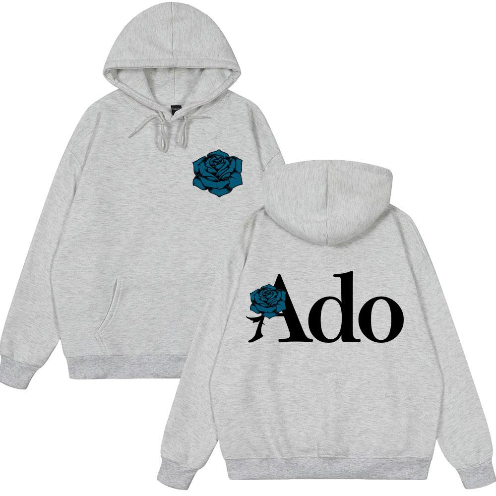 2025 Hot Sale Ado Blue Rose World Tour 2025 Hibana Hoodies Men Women Clothing Fashion Style Hooded Sweatshirts Casual Pullovers