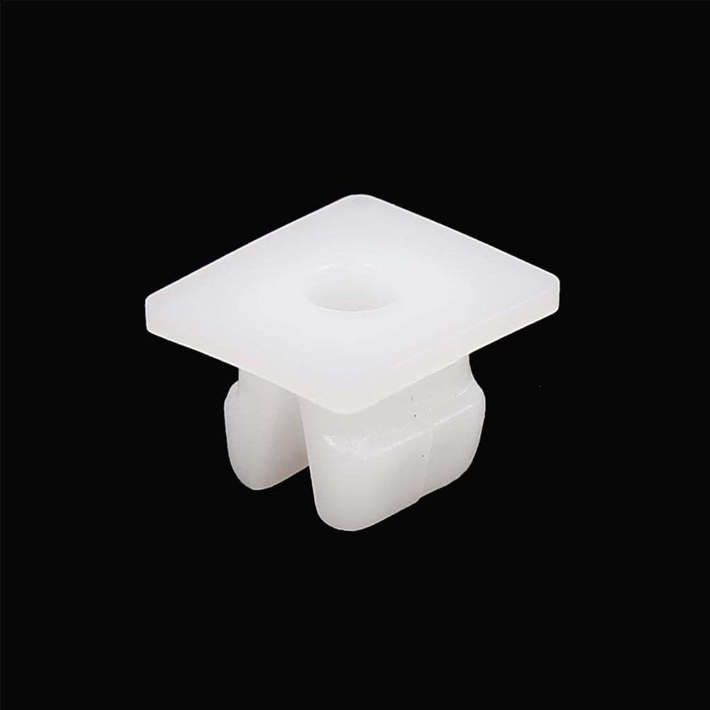 uxcell Plastic Rivet White Bumper Fender Fastener Clip Compatible with