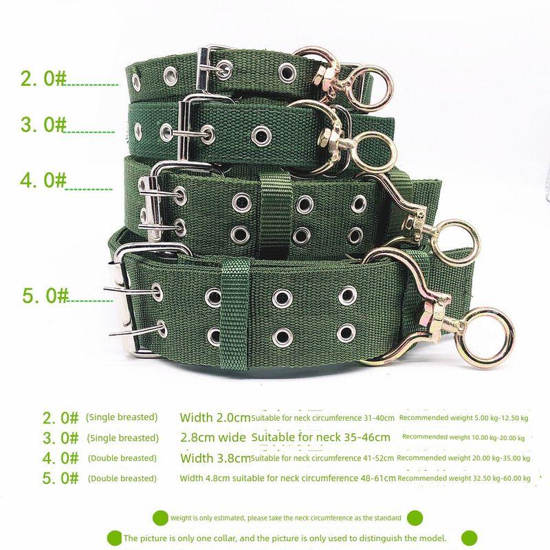 

Nylon Dog Collar Small Medium Large Dog Bandana Golden Retriever Malinois German Shepherd Dog Collar Bolt Dog Pet Supplies XXS Army Green