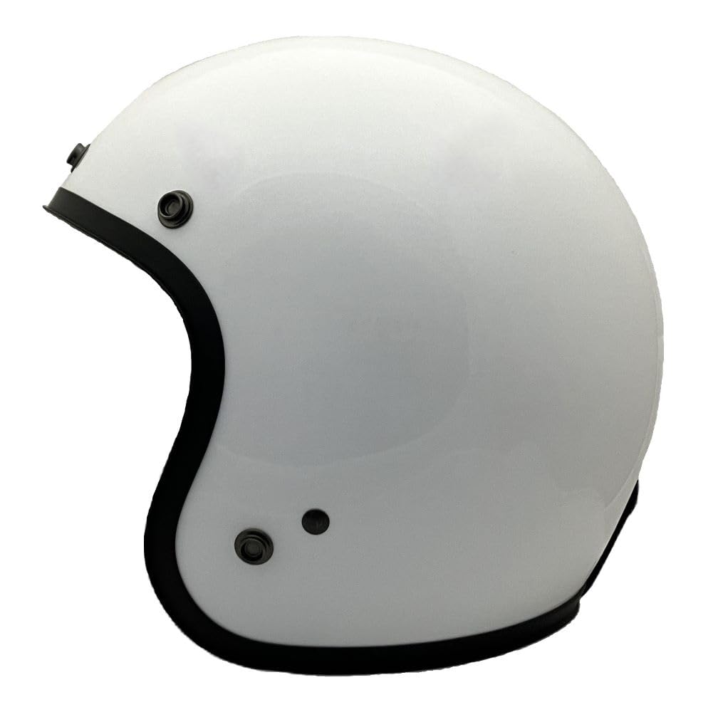 SUNUP Motorcycle Jet Size M White SY-001 JET-D (Jet D) Helmet, Type, (57-58cm),