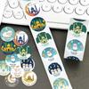 500pcs/Roll Mubarak Eid al Adha Festive Graffiti Stickers Lamb Cartoon Decal DIY Guitar Luggage Suitcase Waterproof Cute Sticker