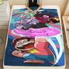 1PC Steven Universe Print Flannel Blanket, High Quality Comfortable for All Seasons, Home Decor, Warmth and Comfort, Perfect for Christmas Gifts