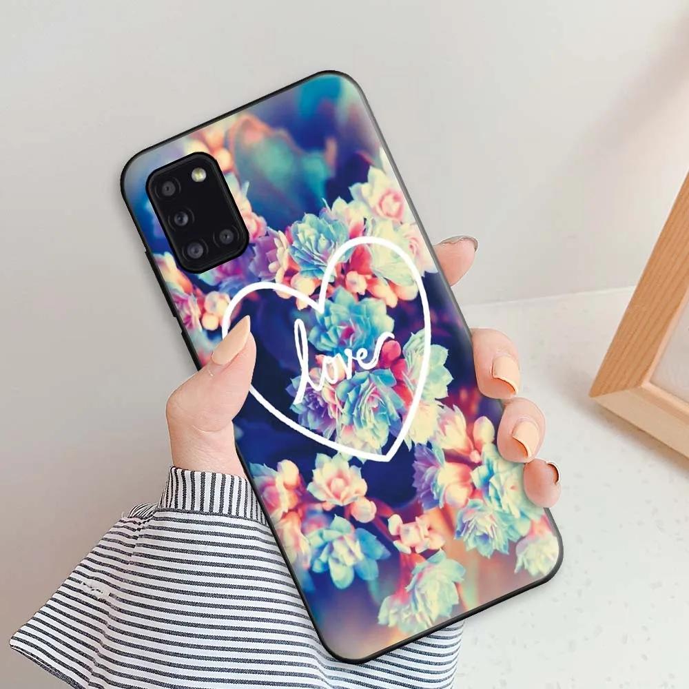 

Case For Samsung Galaxy A31Case Cover For Samsung A31 A 31 Shockproof Silicone Phone Case 6.4 For Samsung A31 Angel Cute Bumper Samsung A31