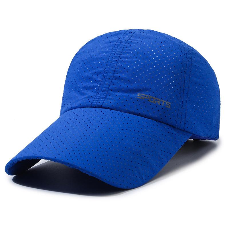 Fashion Thin Quick-Drying Sun Cap Unisex Running Cap Breathable Cap Peaked Cap Extended Brim Baseball Cap
