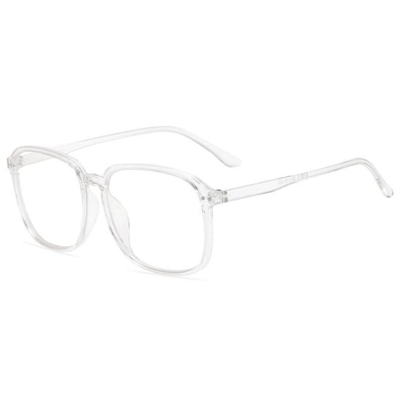 Transparent Gray Frame Oval Myopia Glasses Finished Women Men Short-sight Prescription Spectacle Diopter 0 -0.5 -1.0 To -6.0