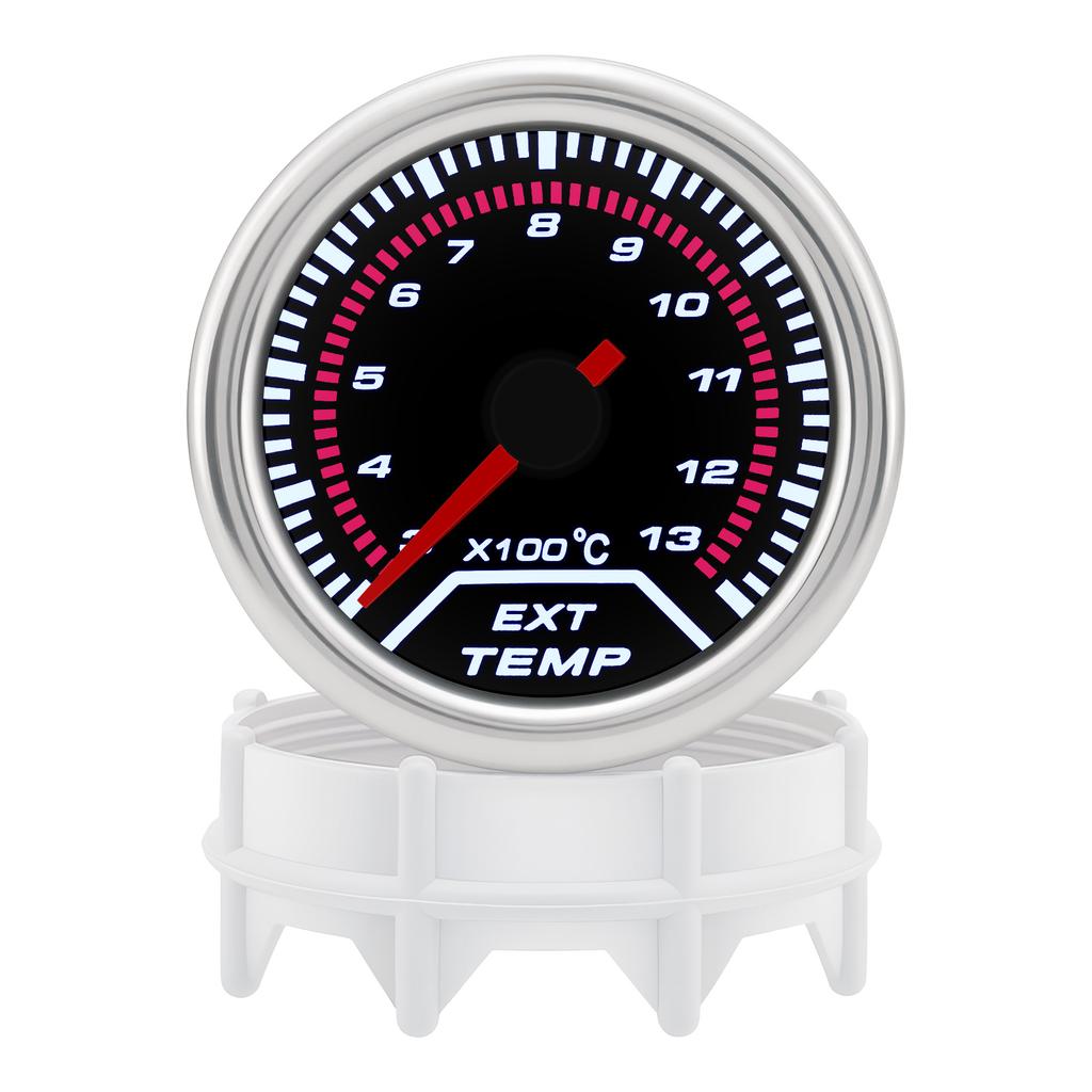 52mm Digital pointer Auto Car Exhaust Gas Temperature Gauge white backlight for Car Racing 12V Car Meter with Sensor|