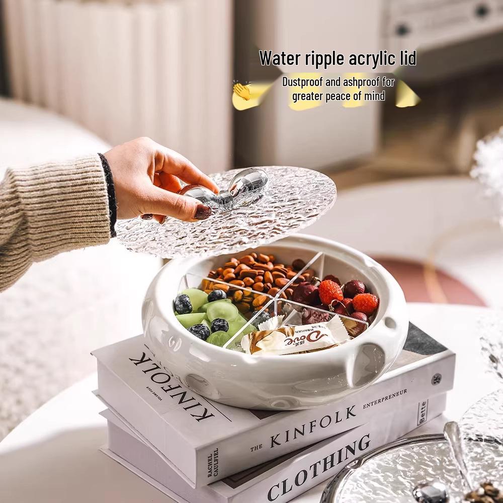 Luxury Fruit & Snack Plate for Living Room - High-End Candy Box & Basket