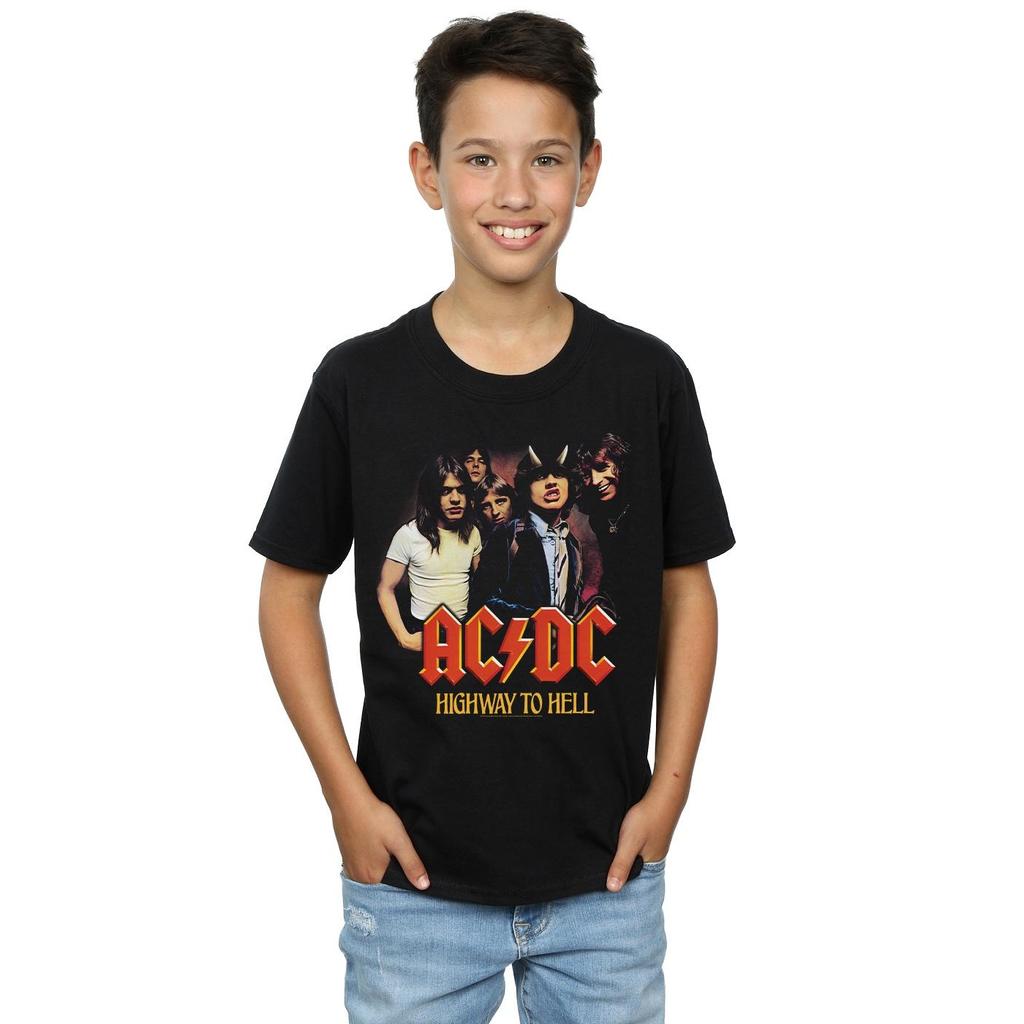 T-shirt ACDC Boys Highway To Hell Group