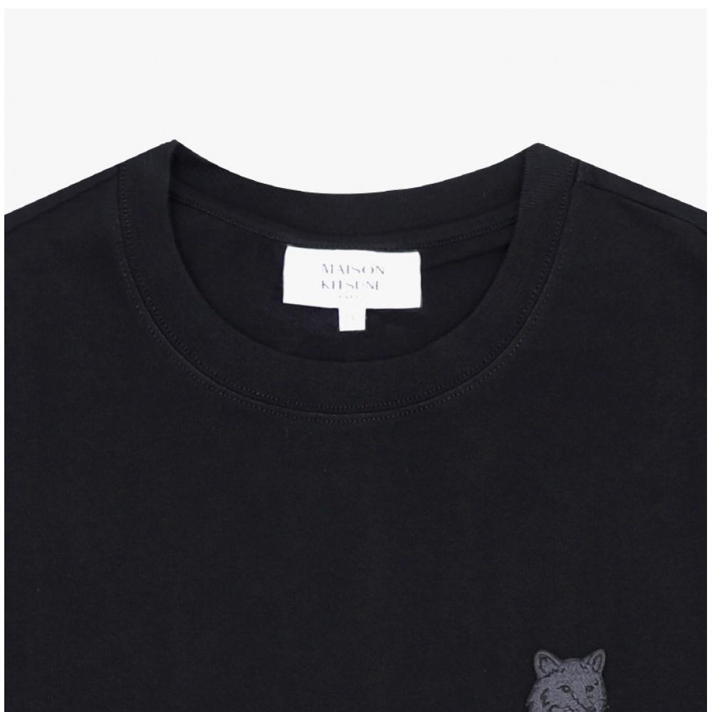MaiSon KiTSune Men S ShorT Sleeve T ShirT Fox Head paTch Pm00109kj0119