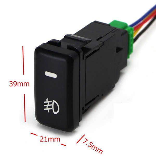 Toyota Lexus Fog Light Switch, 3-Pack with 4 Wires