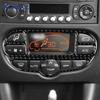 For Peugeot 206 1998-2008 2009 2010 2011 2012 2013 2014 Real Soft Carbon Fiber Sticker LHD RHD Car Central Control Button Trim