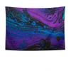 Purple Blue Abstract Fluid Art Wall Tapestry Machine Washable All Season Decor Art Print Modern Design Home Elevate Your Space