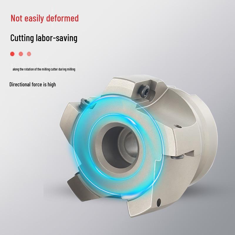 BAP400R Right Angle 90° Face Milling Cutter Head - APMT1604 Square Shoulder, 50-63mm FMB22, 4 Tooth