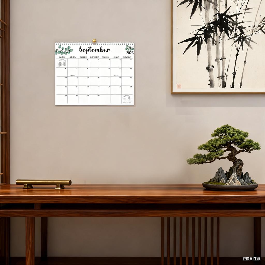 2026 Wall Calendar,Wall Calendar From January 2026 To 2027, Double Coil Binding, Large Wall Calendar With Thick Paper, Suitable For Home