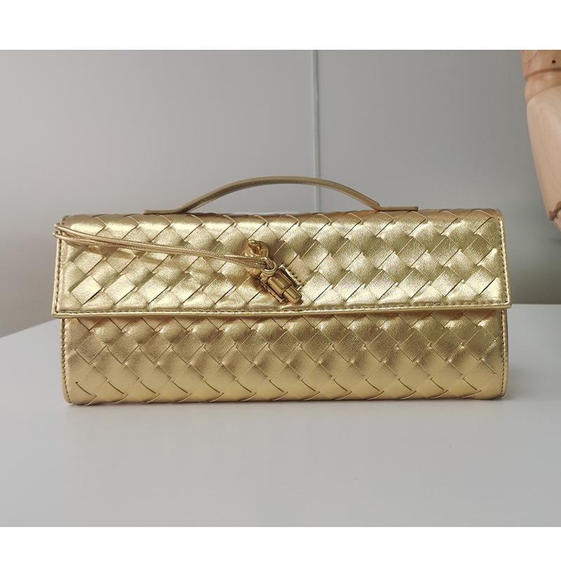 Nischen Strick Ein Schultertasche Mode Horizontale Clutch Akkordeon Damen Schräg Umhängetasche