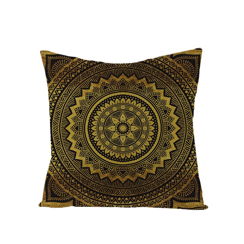 Bohemian Mandala Style Polyester Pillowcase Square Sofa Pillowcase Home
