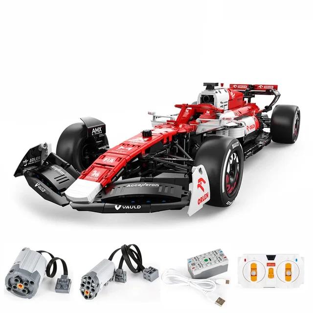 Technical 1:8  Italy F1 Racing Car RC Formula Racing C42 Building Blocks Vehicle Bricks Toys adult Birthday Gifts