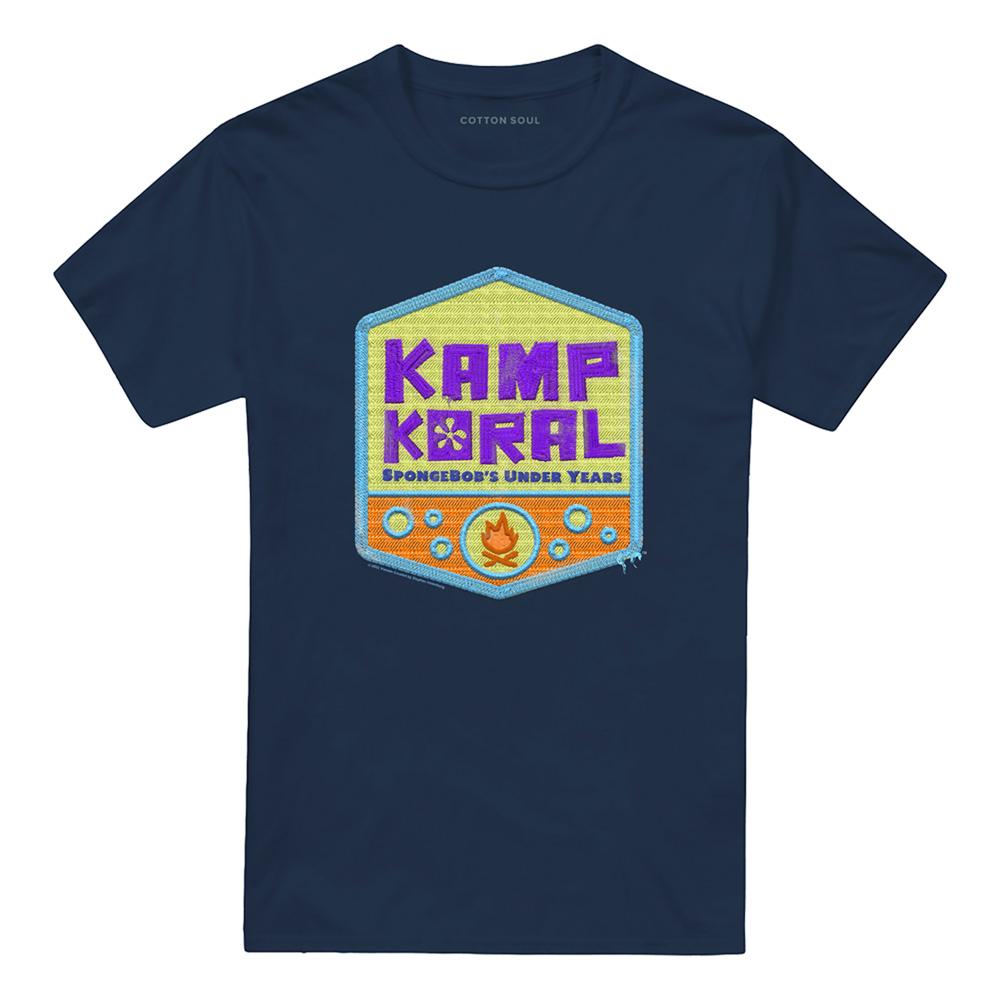 Kamp Koral: SpongeBob´s Under Years Unisex Adult Patch Logo T-Shirt