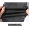 Korean Style High-Waisted Elastic Denim Skinny Pants for Women - Slim-Fitting Nine-Point Pencil Design