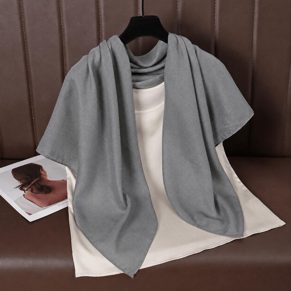 Soft Cotton Linen Headscarf 90x90cm Female's Hijabs Fashion Square Scarves Bag Accessories