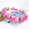 Flower Wreath Headbands Flower Crown Bride Hairband Fashionable Hair Accessories for Holiday Festivals and Parties