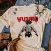 Anime Gym Tshirts Women Manga T Shirt Girl Funny Clothes