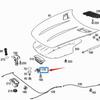 Mercedes-Benz C-Class W204 Hood Latch - Model 2048800560