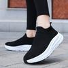 Summer breathable new thick-soled leisure travel socks shoes fly-woven sports mesh shoes