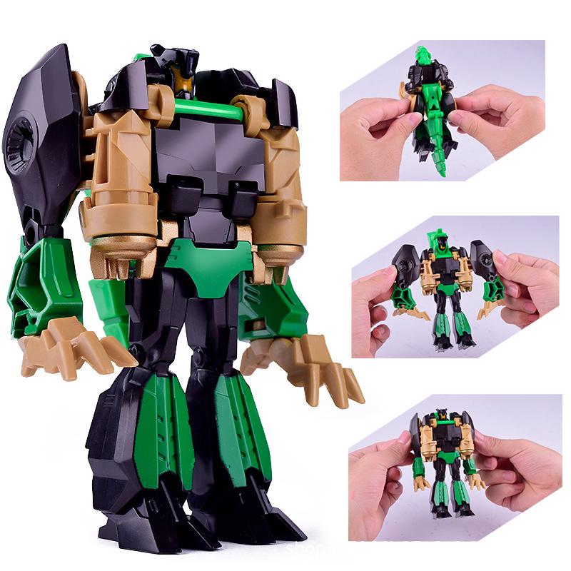 One-Step Transformation Star Steel Robot Toy: Optimus Prime & Bumblebee - Kids' Manual Transformation Robot