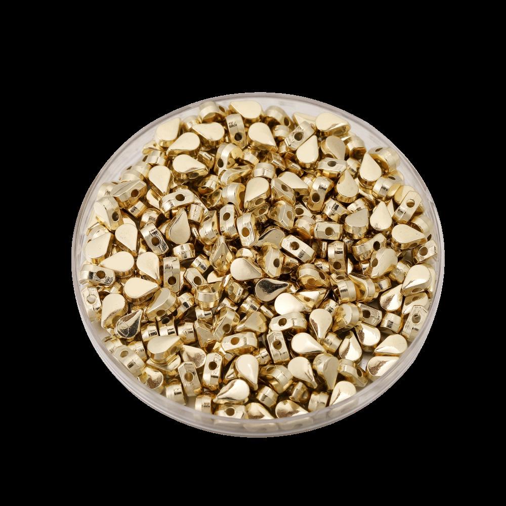 

Гальванізовані металеві намистини-роздільники CCB у формі серця, метелика та конюшини для браслетів.