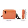 Large Capacity Mini Coin Purse Wallet Multi Card Holder Portable Nylon Solid Color Small Wallet for Women Men Multifunctional