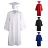 Academic Robe Set Graduation Tassel Unisex Commencement Mortarboard Set for Adult