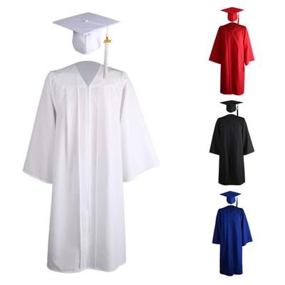 Academische Toga Set Afstudeerkwastje Unisex Afstudeerceremonie Mortelbord Set voor Volwassenen