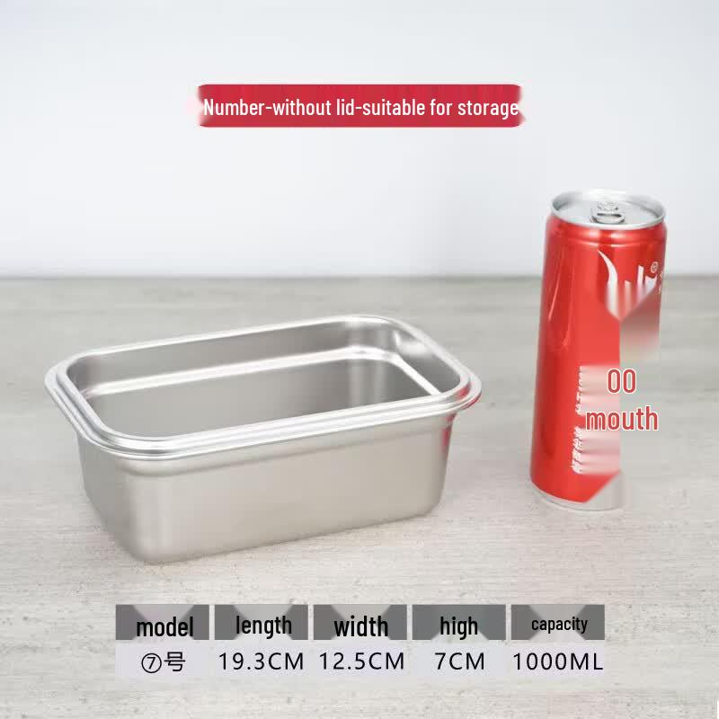 201 Stainless Steel Food Storage Container