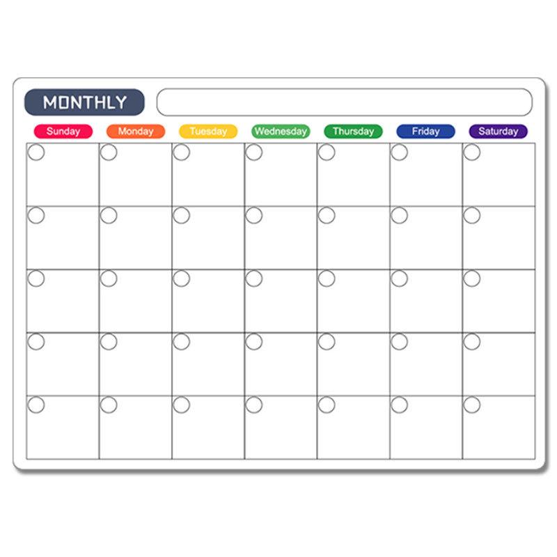 Магнитная стираемая планировочная доска с передвижными досками для дел и сообщений на холодильник.