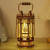 DIY Rotating Retro LED Lantern 3D Wooden Puzzle Hands-on Activities Desktop Decoration Creative Toys Three-dimensional Puzzle