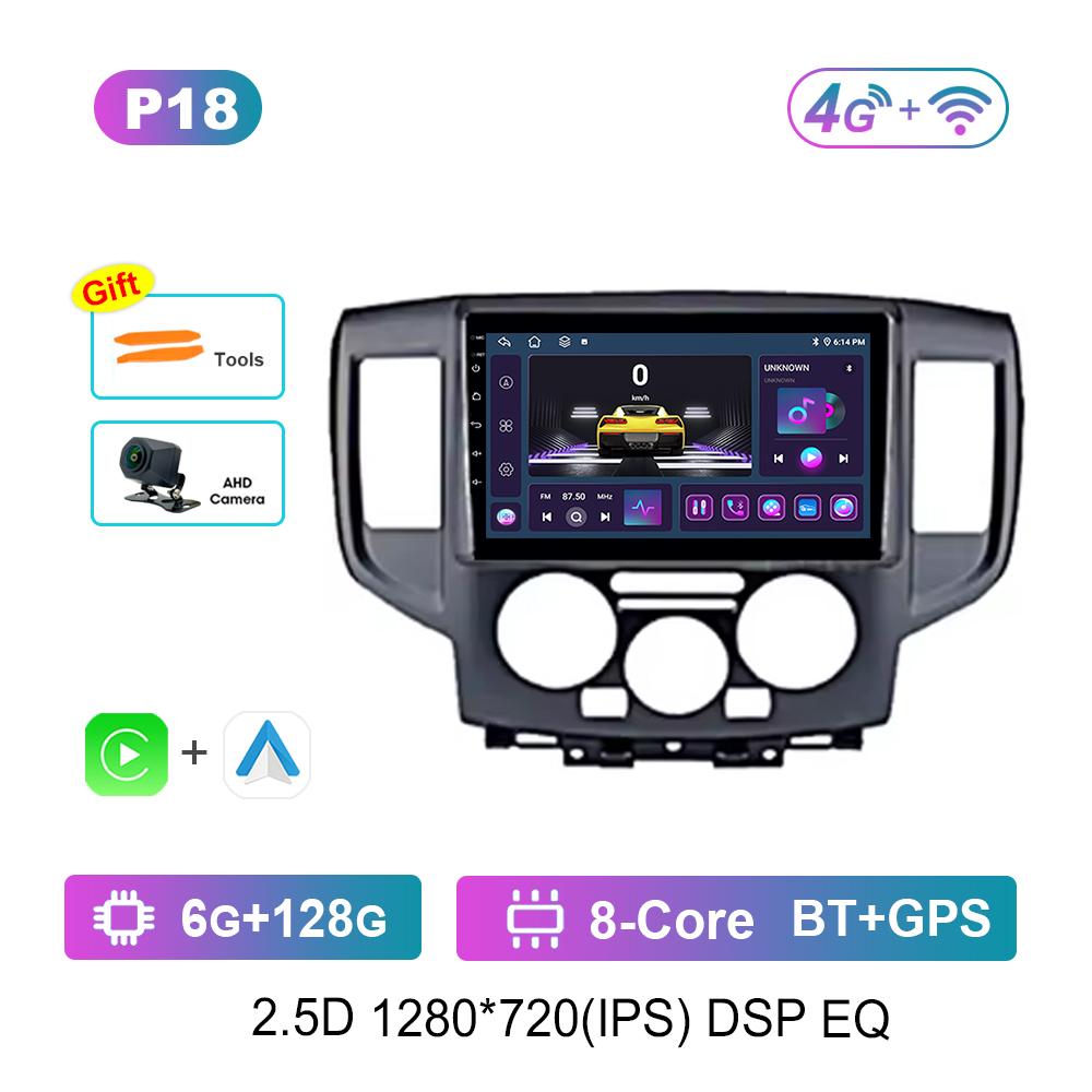 9'' for Nissan NV200 2011 2015 - 2018 Android Car Radio Multimedia Player DSP Stereo WiFi GPS Navi Carplay IPS Screen Auto Tools