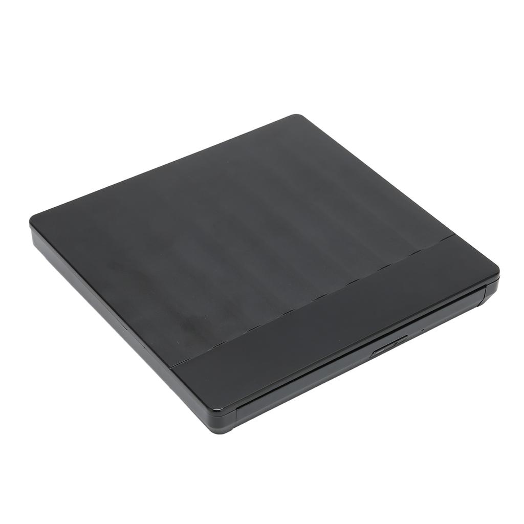 External DVD Drive USB3.0 Type C High Speed Plug and Play Strong Compatibility CD Burner for Movie Music Record Black
